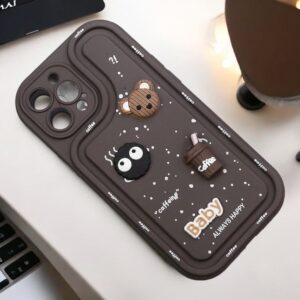 3D Embellished Matte Phone Case