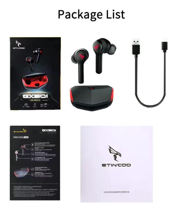 Stincoo GX501 Gaming Earbuds - Image 5