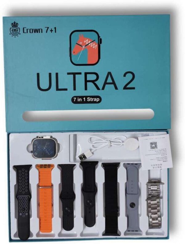 Crown Ultra 2 Smartwatch with 7-in-1 Strap - Image 3